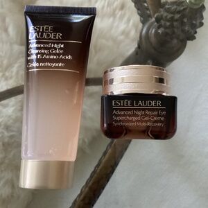 NEW Estée Lauder Night Cleansing Gelee & Advanced Night Repair Eye Gel Creme